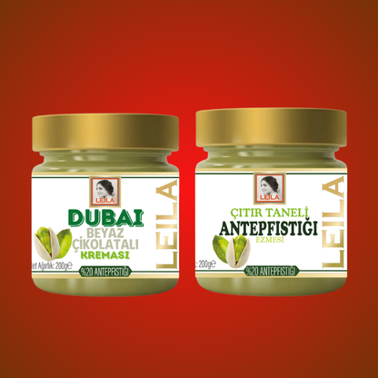 Antep Fıstığı Kreması Set